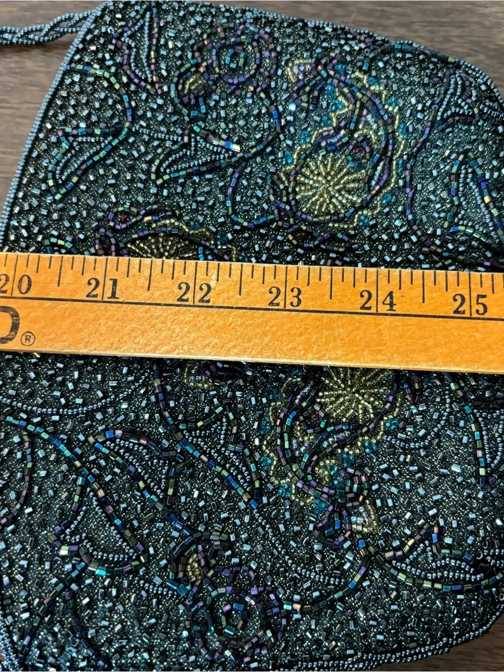 Vintage Beaded Evening Clutch Bag Excellent Condition